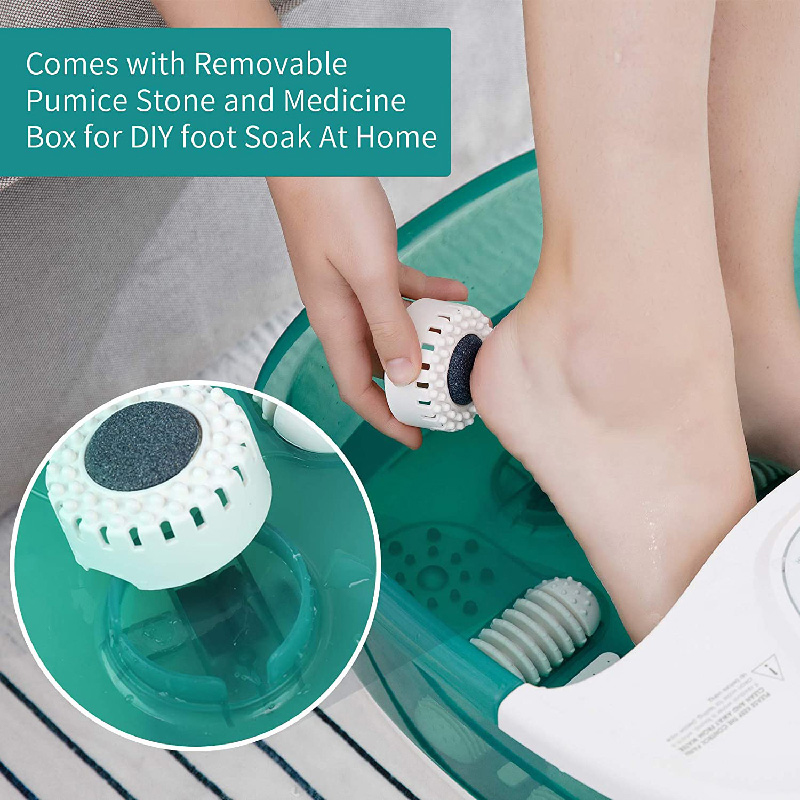 MM-20A-3 Массажер для спа-ванны для ног с подогревом и четырьмя большими массажными роликами