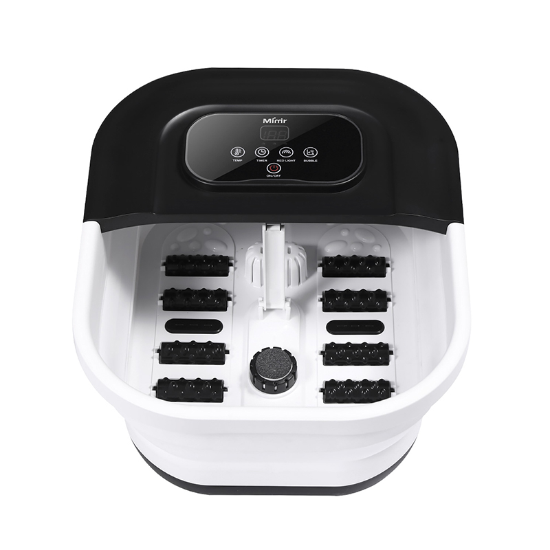 MZD-22B-2 Складная спа-машина для ног мощностью 500 Вт с 8 массажными роликами для расслабляющего массажа ног