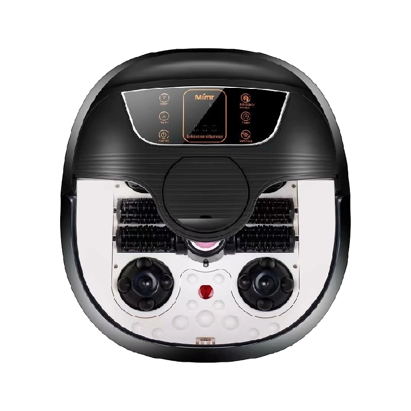 MM-18C Автоматический массажер для спа-ванны для ног с 8 массажными роликами и пемзой