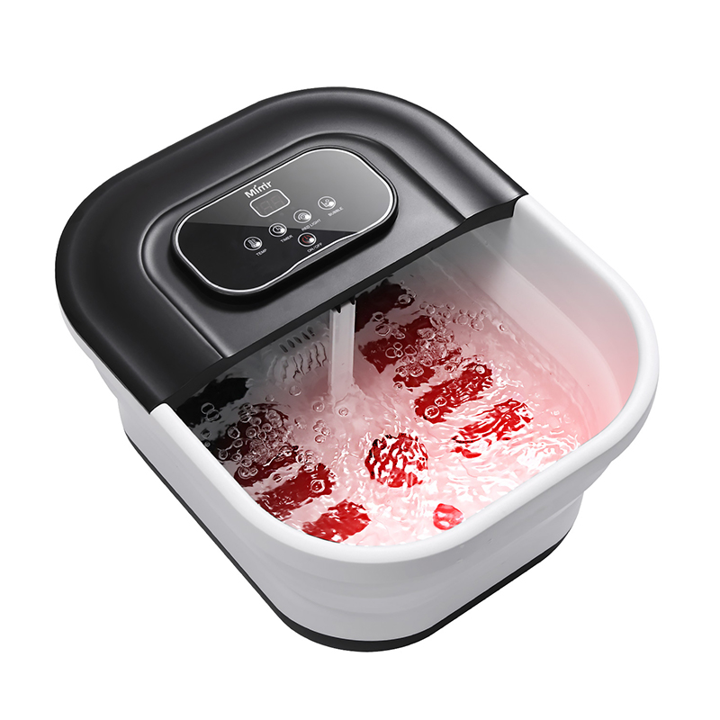 MZD-22B-2 Складная спа-машина для ног мощностью 500 Вт с 8 массажными роликами для расслабляющего массажа ног