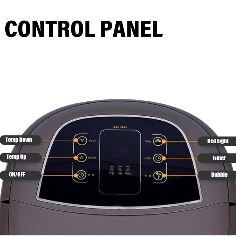 JD-618 Автоматический массажер для спа-ванны для ног с вращающимися массажными роликами